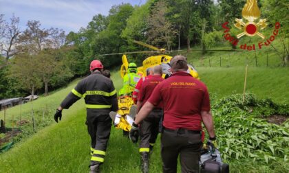 Si ferisce mentre fa giardinaggio, mobilitati elisoccorso e Vigili del fuoco