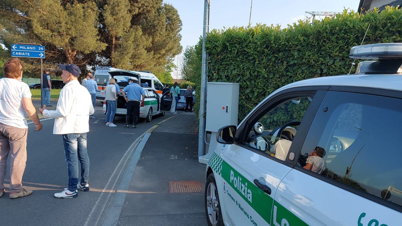 Incidente a Mariano papà e figlia investiti in bici