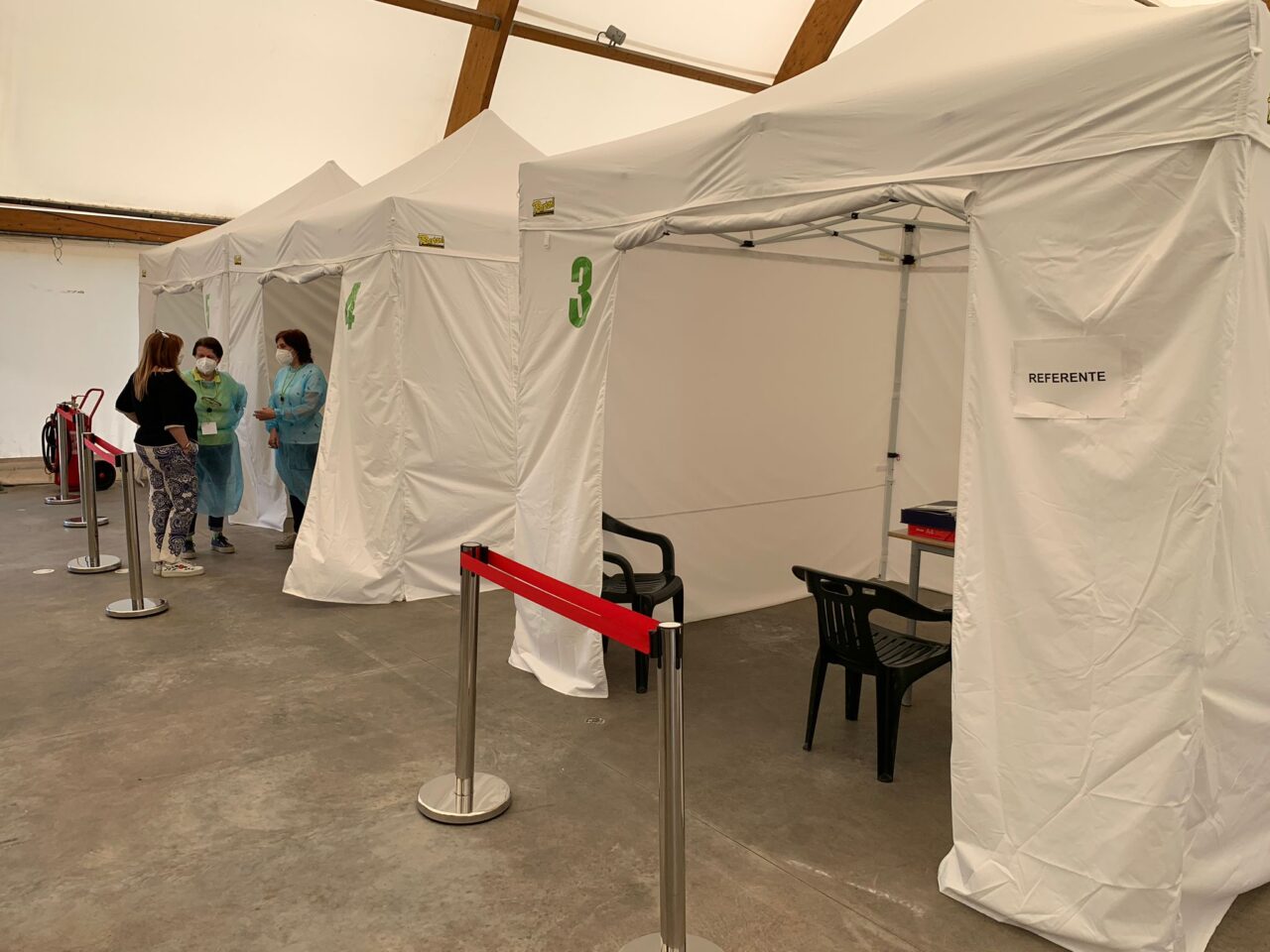 Finalmente partito il centro vaccini di Mariano