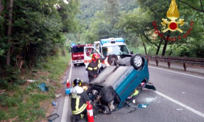 Paura a Canzo, si ribalta con la minicar SIRENE DI NOTTE