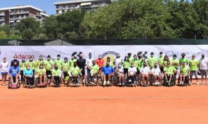 Tennis in carrozzina OSHa ASP di Como a un passo dalla finale lombarda di wheelchair