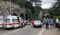 Incidente in via per Cernobbio a Como: tre feriti