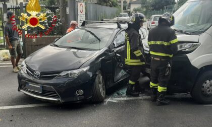 Incidente a Cantù, un ferito trasportato all'ospedale