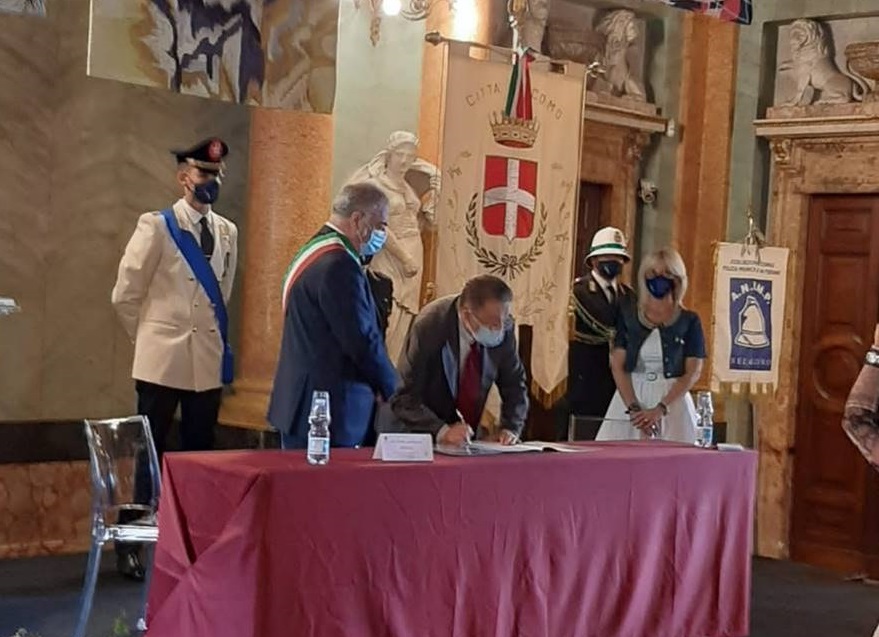 Regione Lombardia e Comune di Como sottoscrivono un accordo per la sicurezza urbana