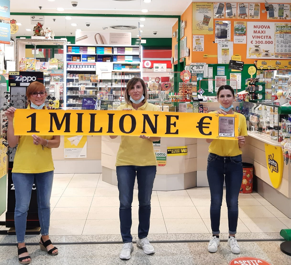 Vince un milione di euro giocando due euro