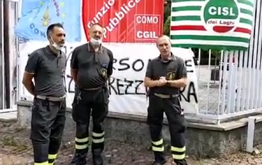 Vigili del Fuoco di Como in sciopero per protestare contro la comandante: “Gravi carenze di attrezzature e personale”