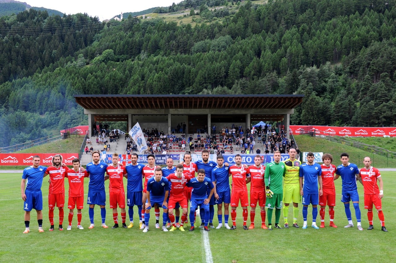 Como calcio: gli azzurri alla prima uscita stagionale fanno 13 alla Bormiese