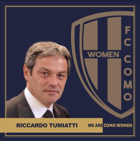 Como Women Riccardo Tumiatti nuovo Responsabile tecnico del club lariano