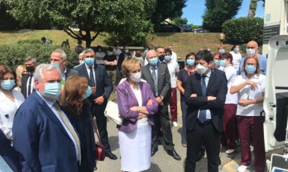 Il Ministro Roberto Speranza in Lombardia: visita all'ospedale di Merate