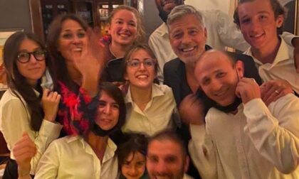 George Clooney torna sul Lario e fa tappa a Cernobbio per la cena
