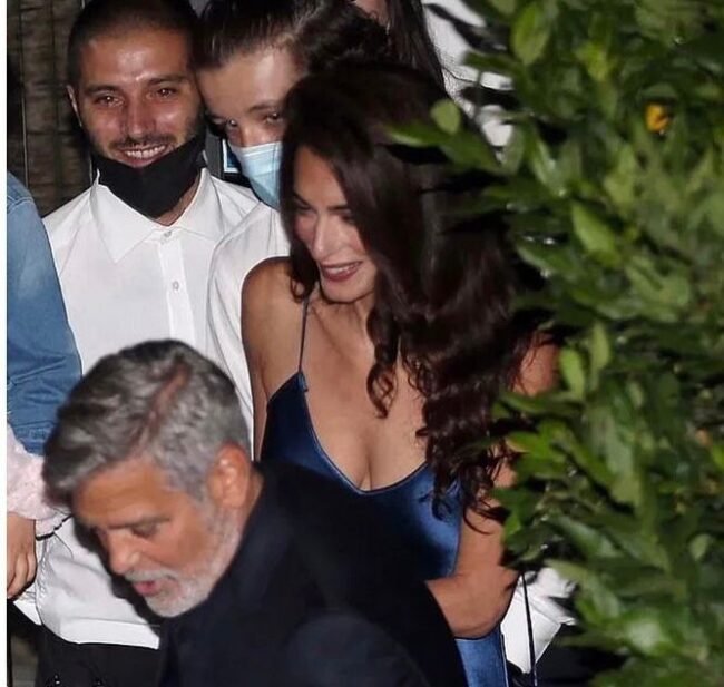 George Clooney e la moglie Amal