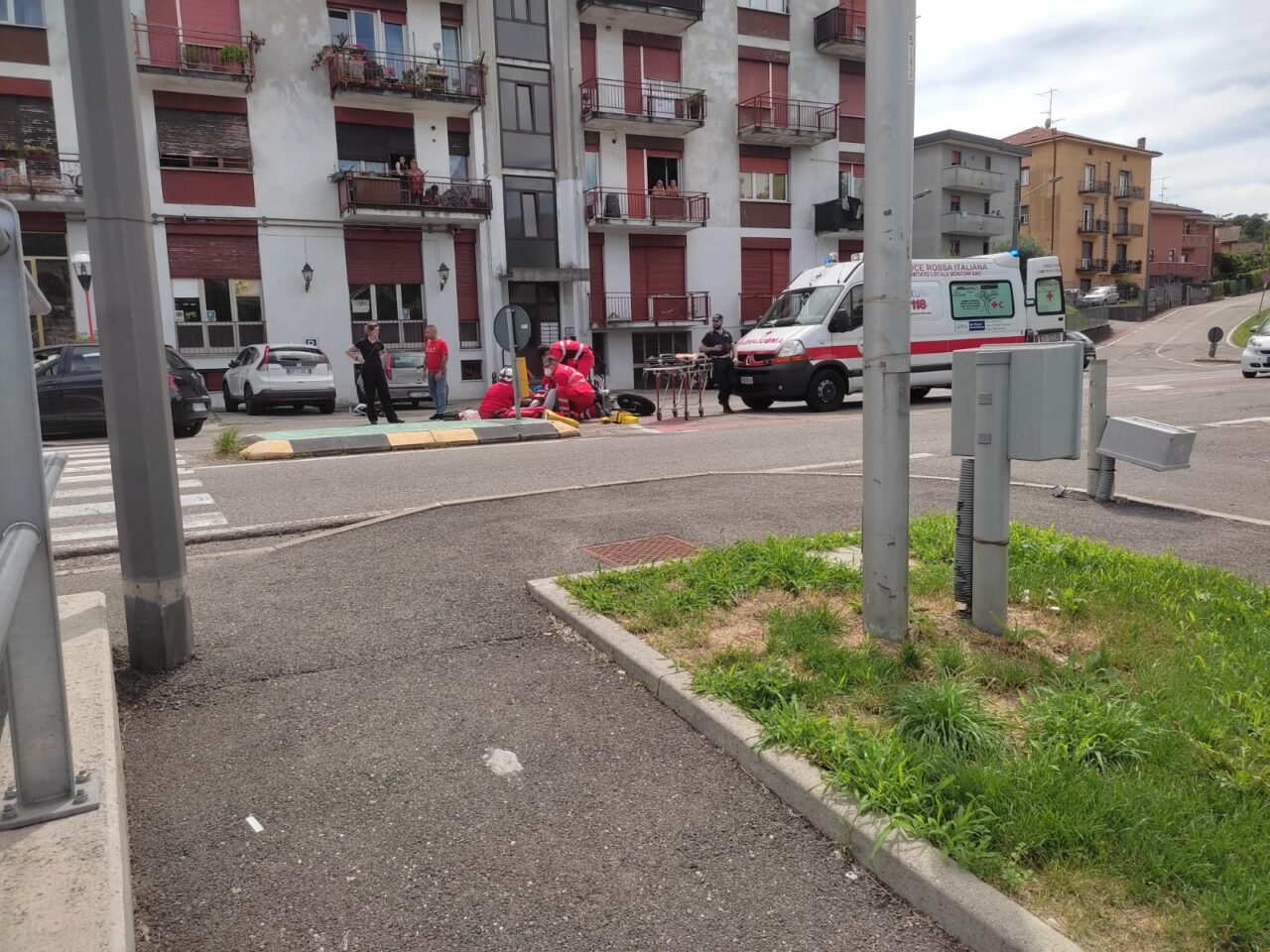 incidente moto briantea tavernerio