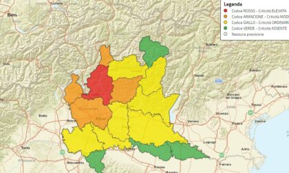 Allerta rossa rischio idrogeologico per il Lario e le Prealpi Occidentali