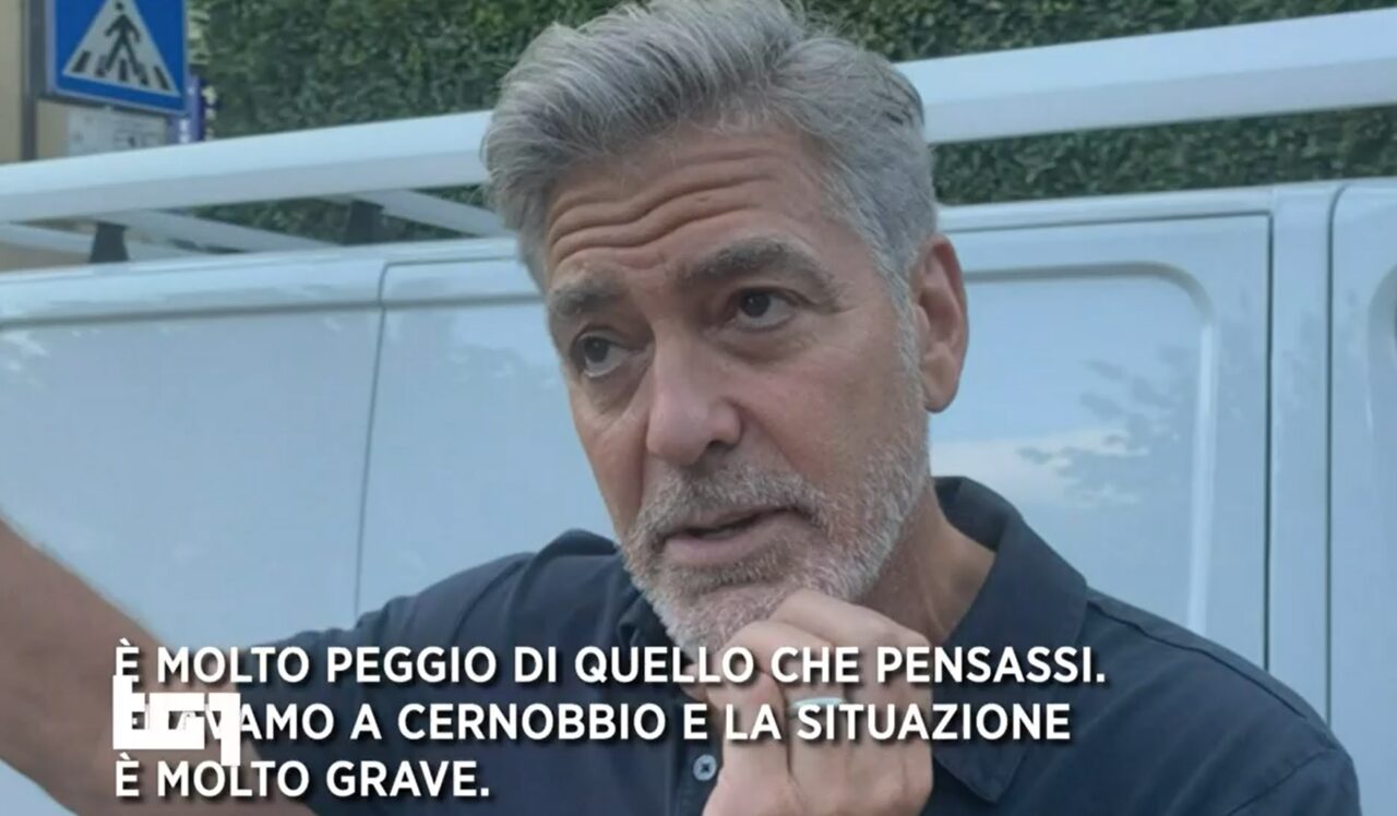 George Clooney visita Laglio dopo la frana: “Peggio di quel che pensassi”