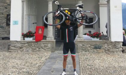 Il ciclista canturino Cortese ha vinto il Brevetto d'Oro del Ghisallo