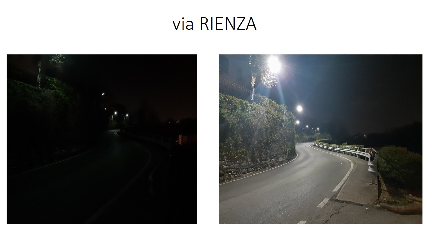 via rienza illuminazione