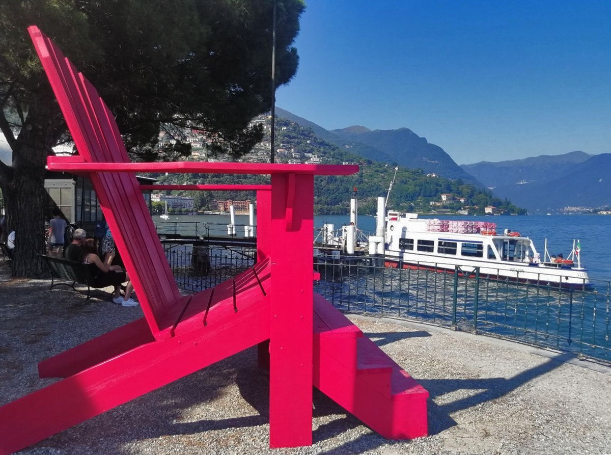 Domani l’inaugurazione di Delenimentum, il gigantesco trono di Cernobbio