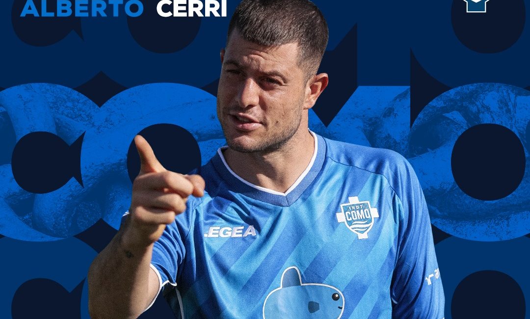 Como calcio Alberto Cerri nuovo bomber azzurro: “Sono carico e motivato voglio ripagare la fiducia” 