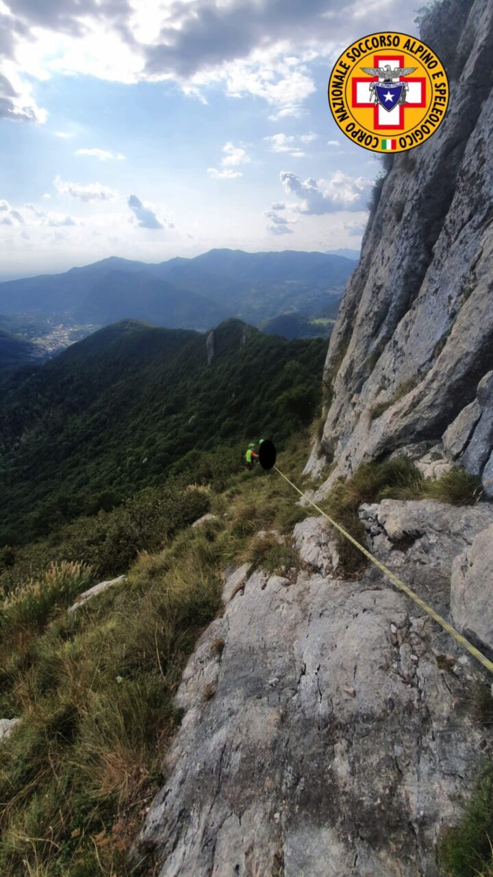 In difficoltà ai Corni di Canzo: uomo salvato dal soccorso Alpino