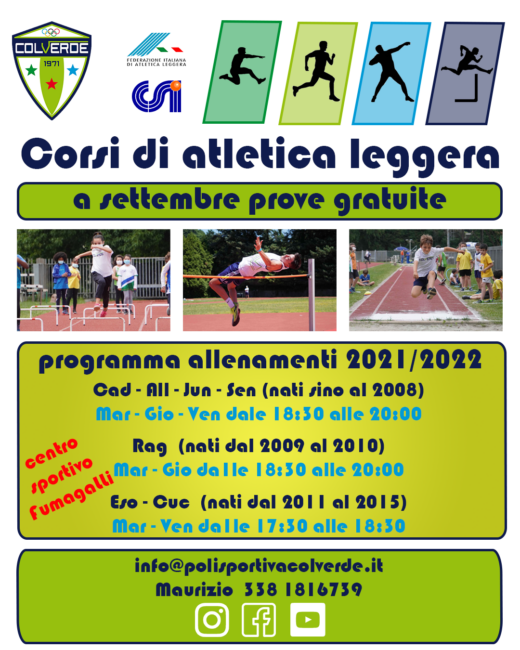 Atletica corsi Colverde