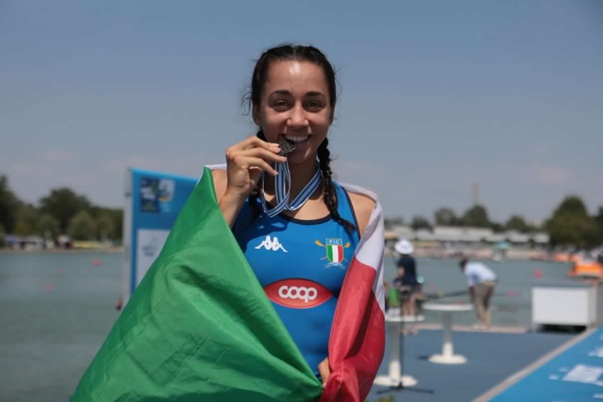 Canottieri Moltrasio Giulia Magdalena Clerici è vice campione del Mondo nel singolo femminile