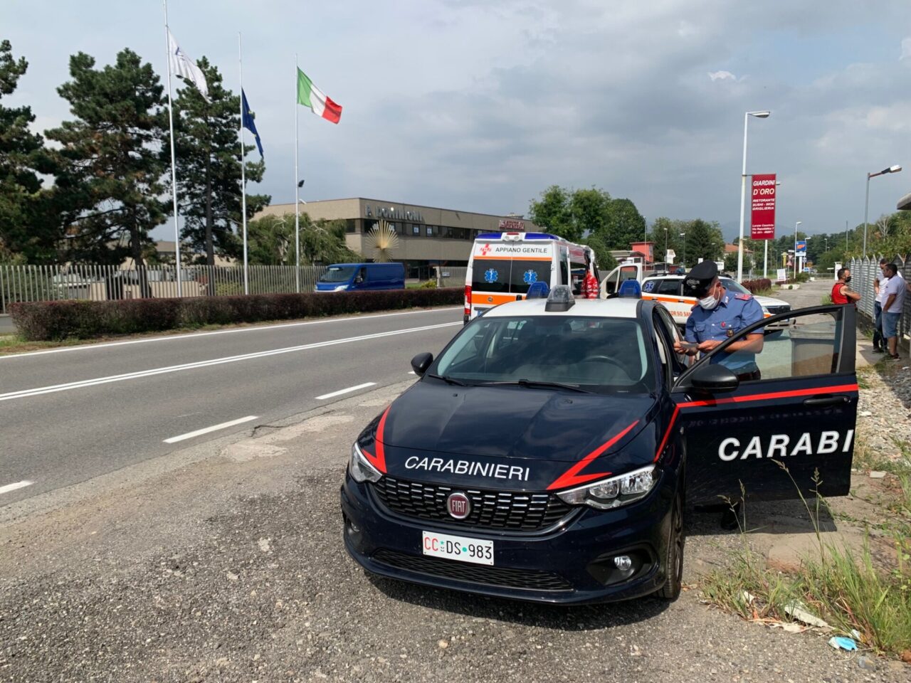 Malore in auto, paura per un uomo di 42 anni