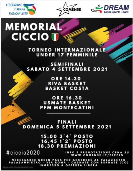 pallacanestro lariana Memorial Ciccio