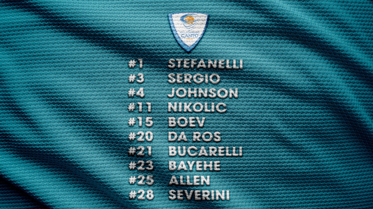 Pallacanestro Cantù tutti i numeri di maglia per la stagione 2021-22