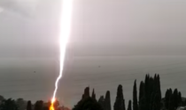 L'impressionante video del fulmine caduto su Bellano