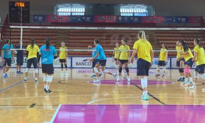 Albese Volley oggi allenamento congiunto per la Tecnoteam contro Club Italia a Milano 