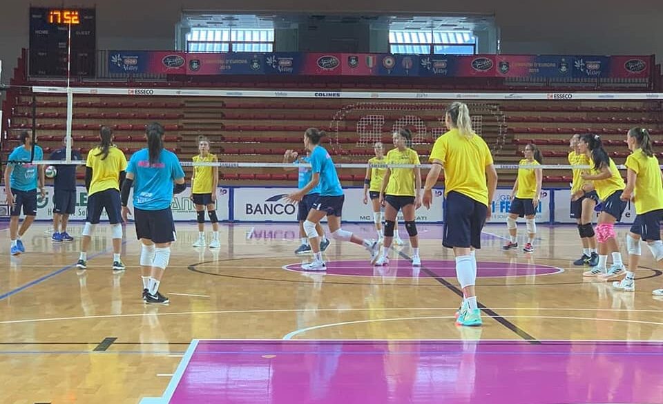 Albese Volley oggi allenamento congiunto per la Tecnoteam contro Club Italia a Milano 
