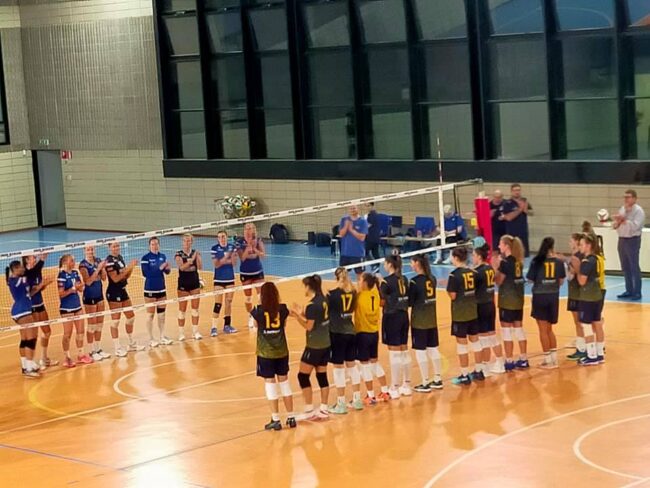 Albese Volley amichevole con Team Danimarca