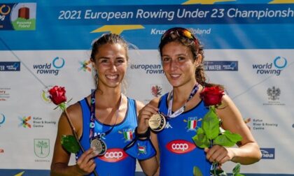 Canottaggio lariano Greta Parravicini è campione d'Europa a Kruszwica sul due senza pesi leggeri