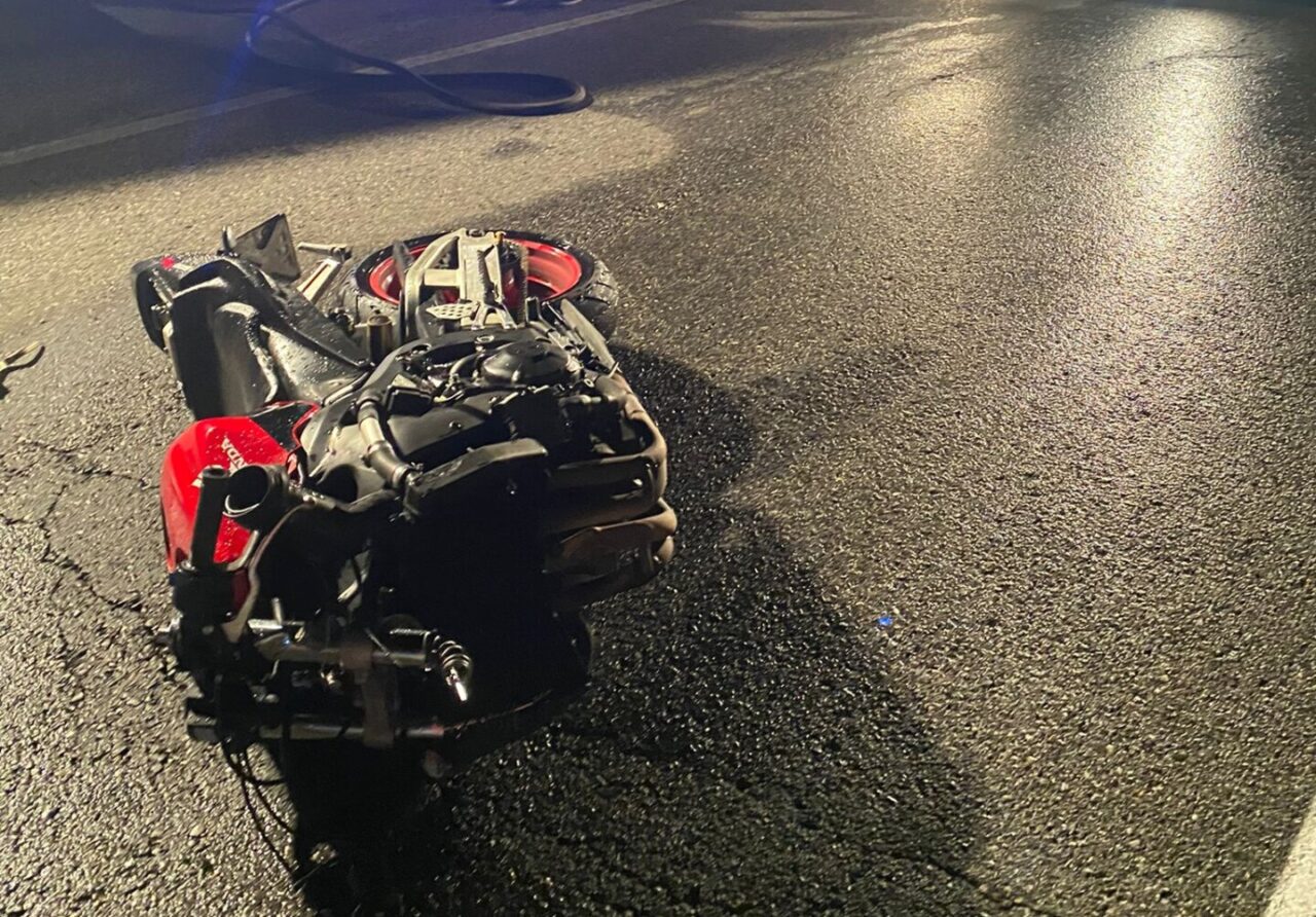 Incidente ad Albavilla, grave un motociclista