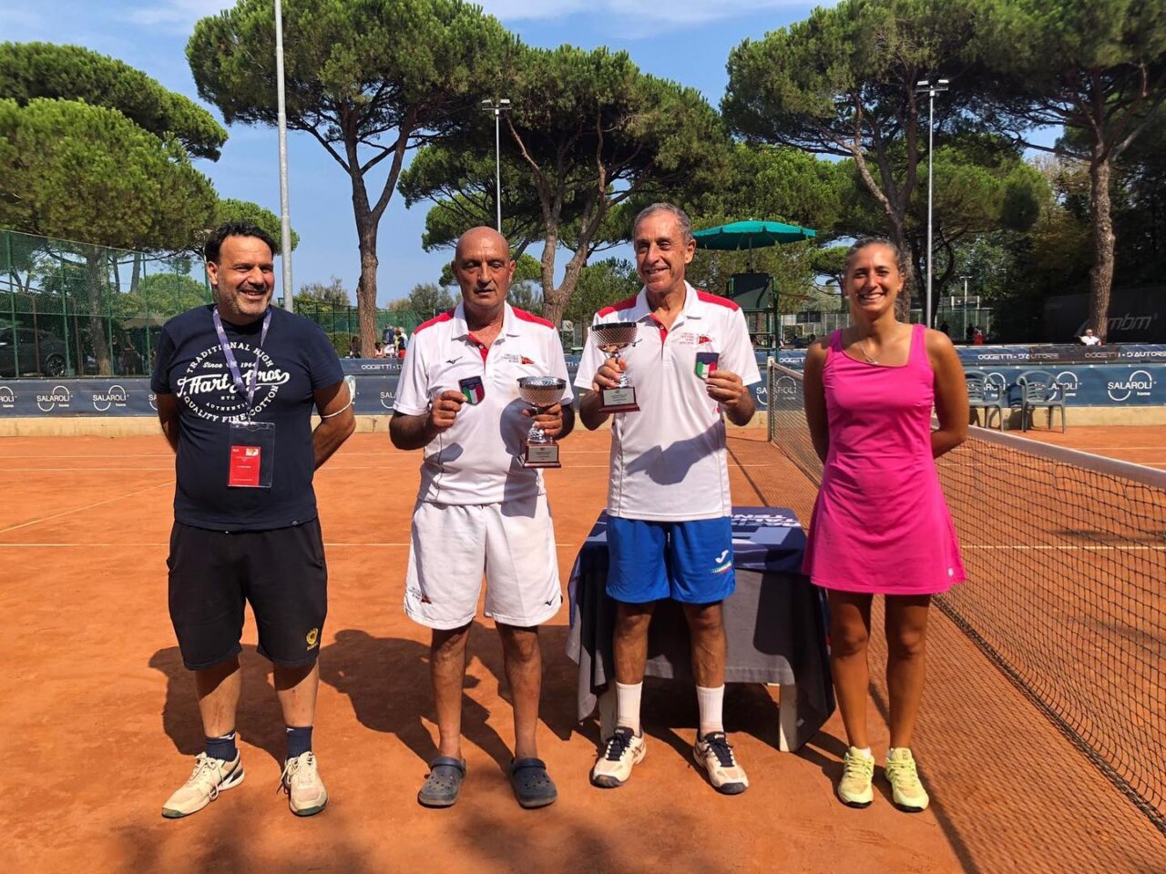 Tennis lariano Primo Veneri è campione italiano nel torneo di doppio categoria over 65