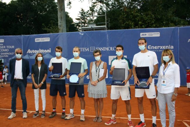 Tennis Como i finalisti del doppio