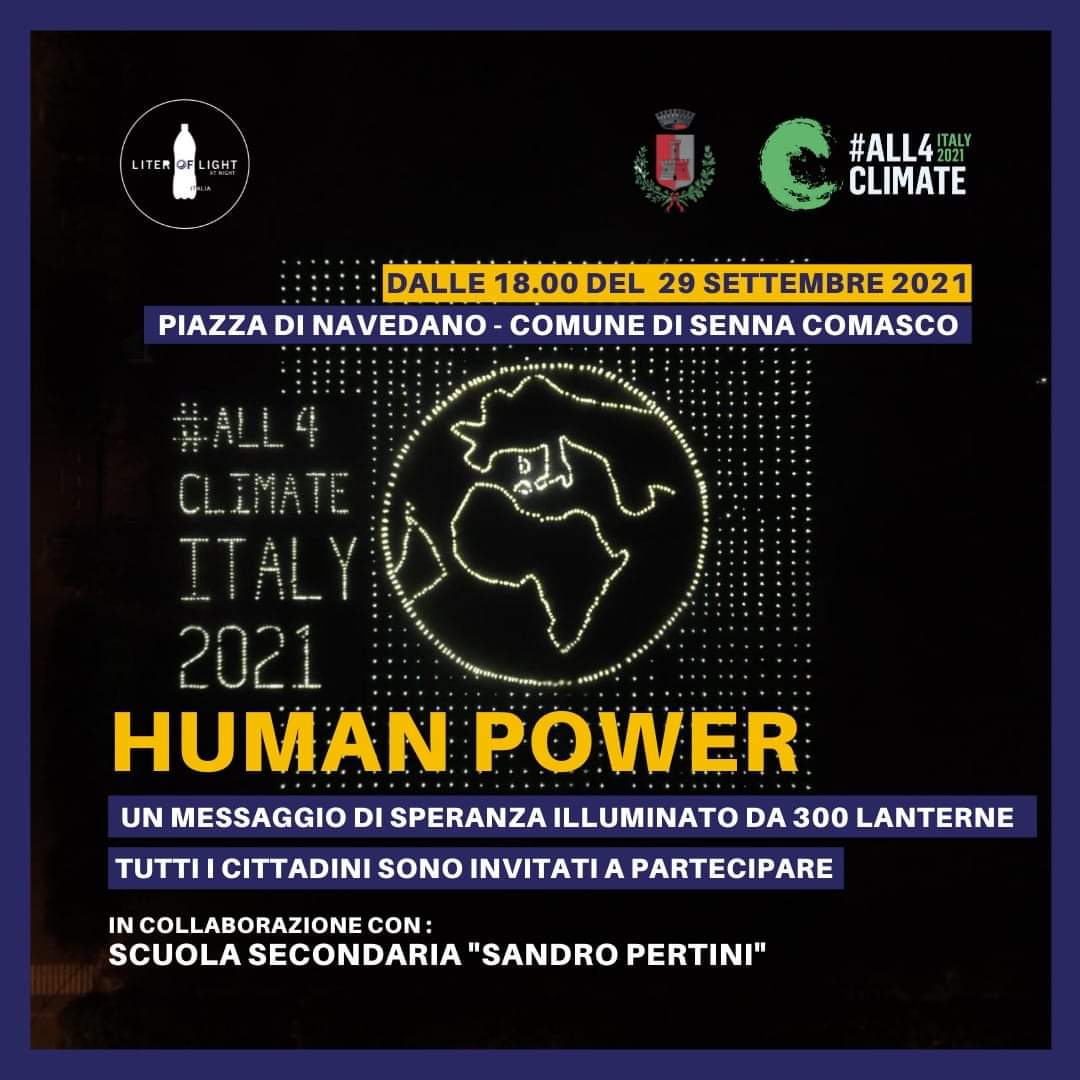 “Liter of Light Global” accende anche Senna Comasco