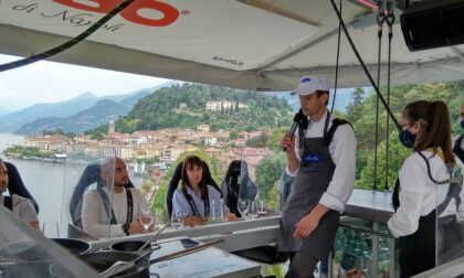 Dinner in the Sky: si vola a 50 metri di altezza, da oggi a Bellagio