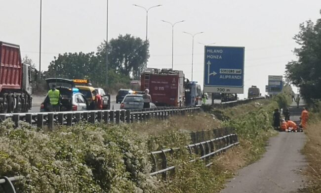 Grave incidente sulla Statale 36: motociclista soccorso in codice rosso