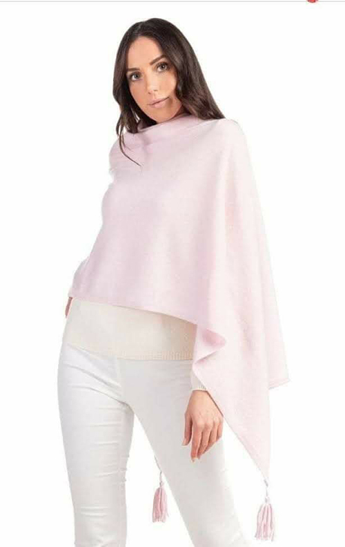 poncho cashmere