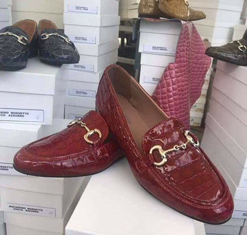 scarpe coccodrillo artigianali