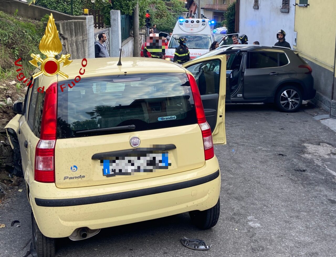 Scontro tra auto a Sagnino