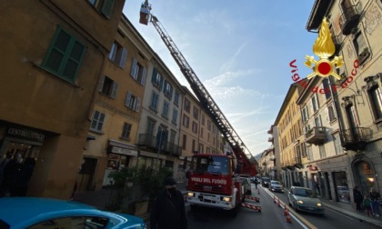 I residenti sentono un gatto miagolare sul tetto, arrivano i Vigili del fuoco