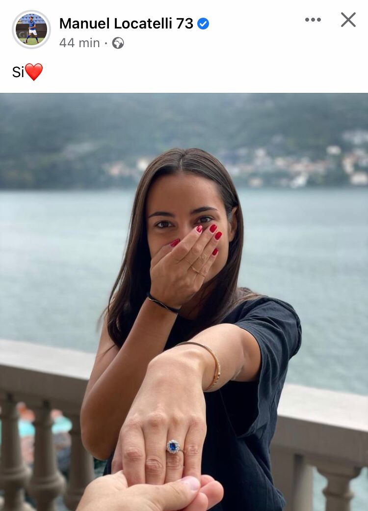Manuel Locatelli gol nel derby e… sul Lago di Como: proposta di matrimonio a Thessa Lacovich