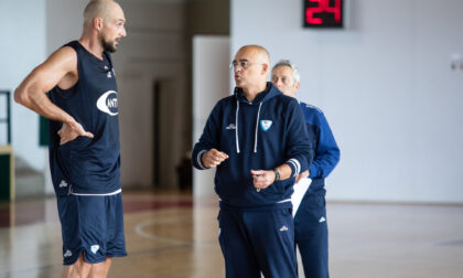 Pallacanestro Cantù primo allenamento per Cusin