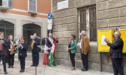 Como ha dedicato una piazza a Piercesare Bordoli, fondatore della Famiglia Comasca