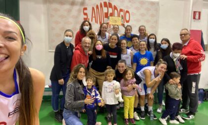 Basket femminile la Nonna Papera Mariano ieri sera ha vinto il secondo derby stagionale con Vertemate