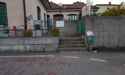 Scritte contro la Cgil di Fino Mornasco: "Sindacati nazisti"