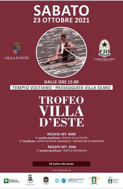 Canottieri lario Trofeo Villa D'Ete