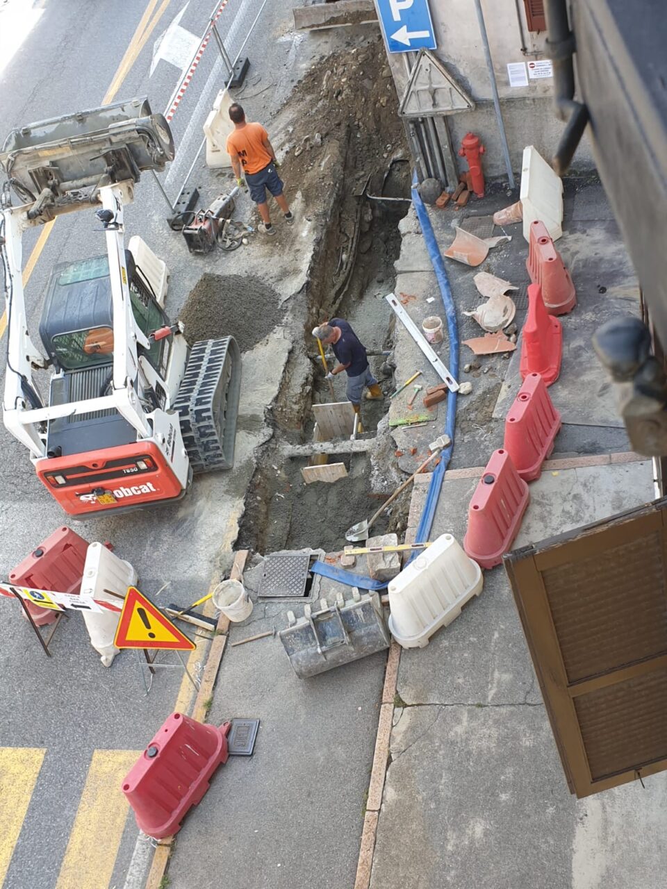 Riqualificazione acquedotto: lavori in via Borgovico vecchia